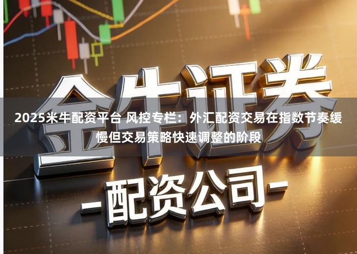 2025米牛配资平台 风控专栏:外汇配资交易在指数节奏缓慢但交易策略快速调整的阶段