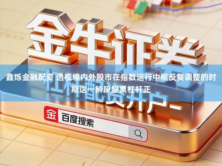 鑫烁金融配资 透视境内外股市在指数运行中枢反复调整的时期这一阶段股票杠杆正